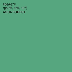 #56A67F - Aqua Forest Color Image